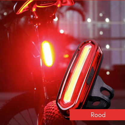 Rechargeable Bike Tail Light USB Safety Warning Lamp Waterproof Cycling Rear LED Light