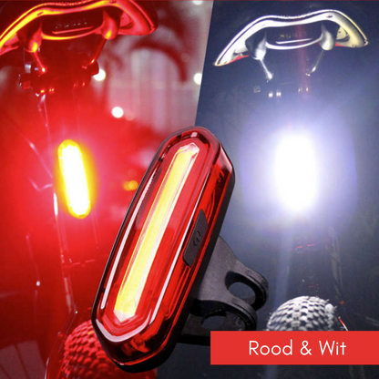 Rechargeable Bike Tail Light USB Safety Warning Lamp Waterproof Cycling Rear LED Light