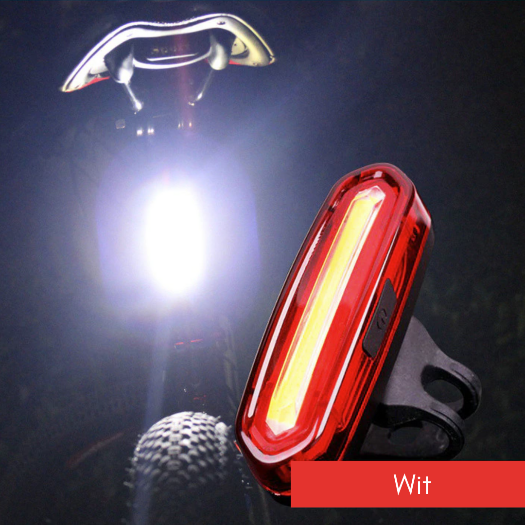 Rechargeable Bike Tail Light USB Safety Warning Lamp Waterproof Cycling Rear LED Light