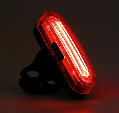 Rechargeable Bike Tail Light USB Safety Warning Lamp Waterproof Cycling Rear LED Light