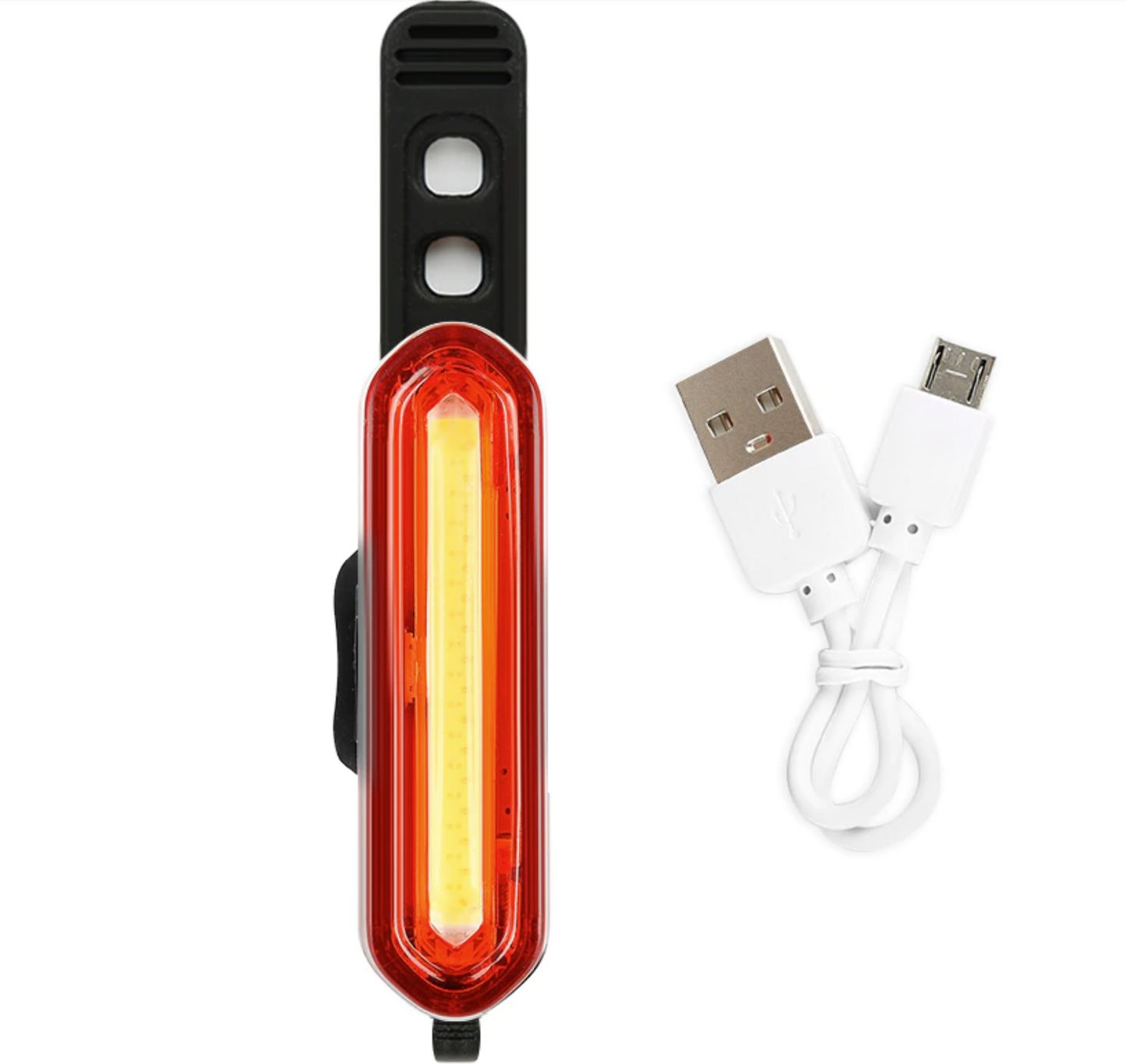 Rechargeable Bike Tail Light USB Safety Warning Lamp Waterproof Cycling Rear LED Light