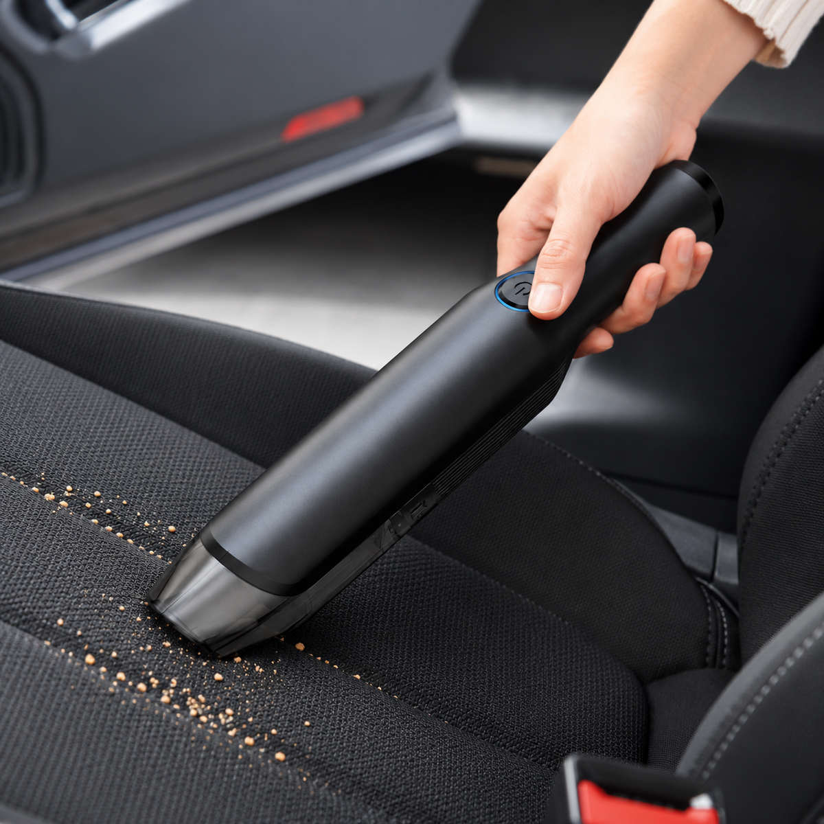 Rechargeable Cordless Car Vacuum Cleaner with Compact Handheld Design