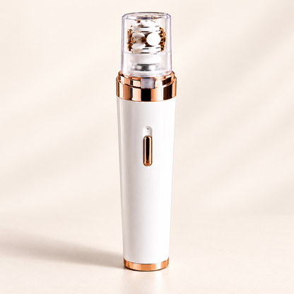 Rechargeable Facial Hair Remover with Gentle Protective Head and Quiet Operation