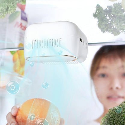 Rechargeable Fridge Deodorizer Ozone Air Purifier for Odor and Bacteria Control