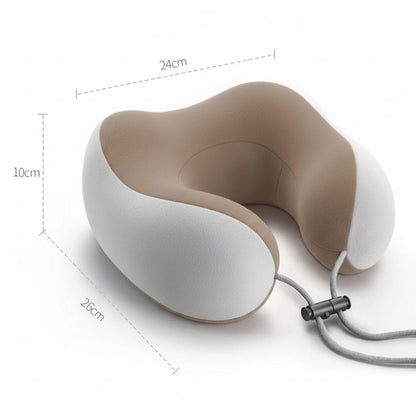 Rechargeable Heated Neck Massage Pillow U Shaped Support Cushion