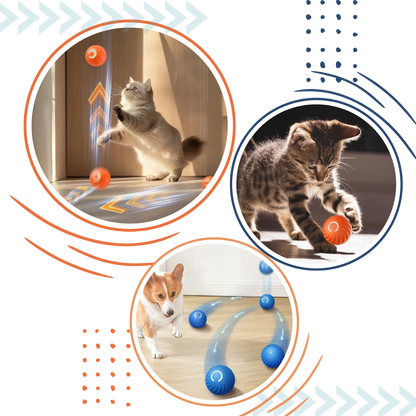 Rechargeable Interactive Dog Ball Durable Obstacle Avoidance Toy