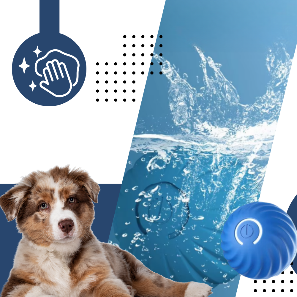 Rechargeable Interactive Dog Ball Durable Obstacle Avoidance Toy