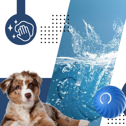 Rechargeable Interactive Dog Ball Durable Obstacle Avoidance Toy