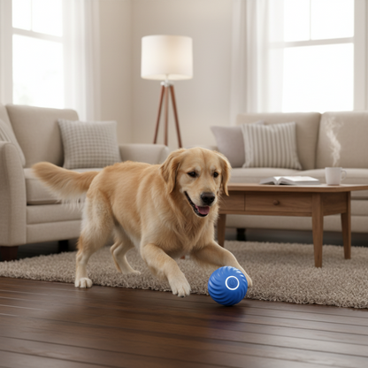 Rechargeable Interactive Dog Ball Durable Obstacle Avoidance Toy