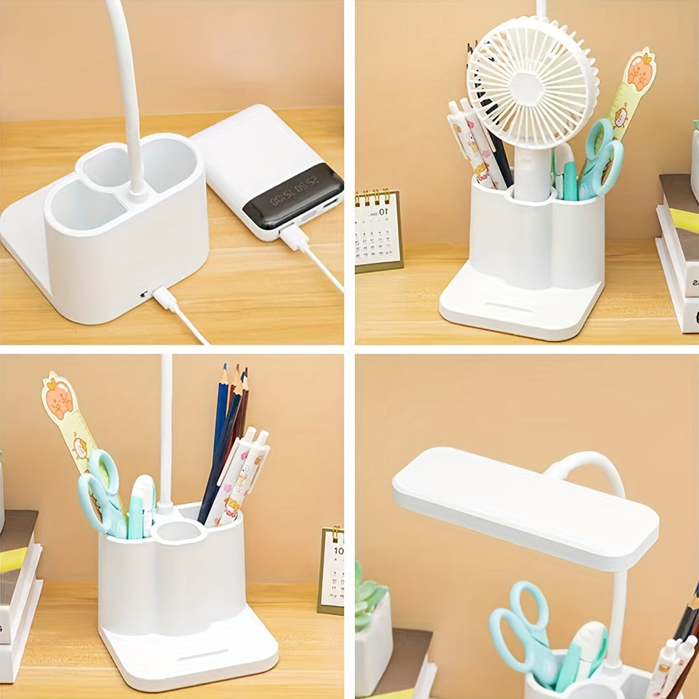 Rechargeable LED Desk Lamp Adjustable Arm Study Reading Light