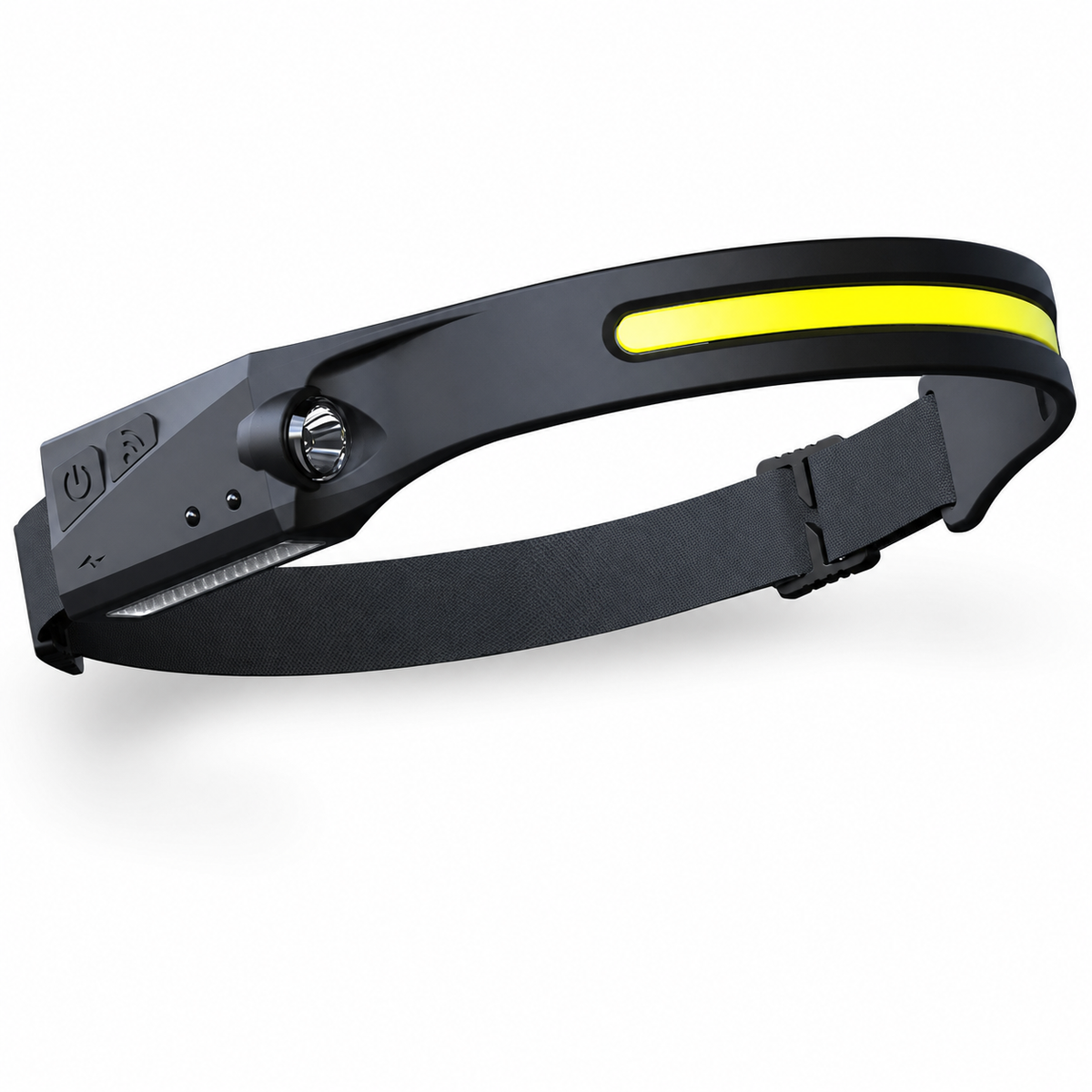 Rechargeable LED Headlamp with Adjustable Strap