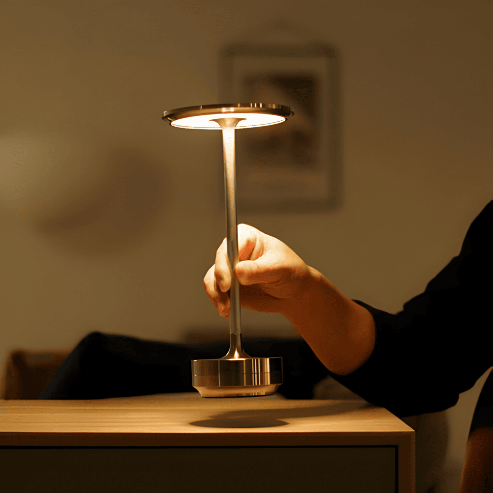 Rechargeable LED Table Lamp with Adjustable Brightness