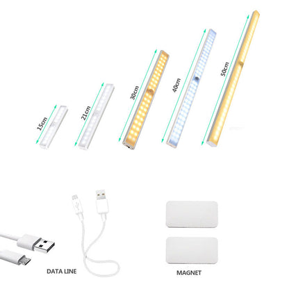 Rechargeable Motion Sensor Night Light Wireless LED Auto On Off Wall Light