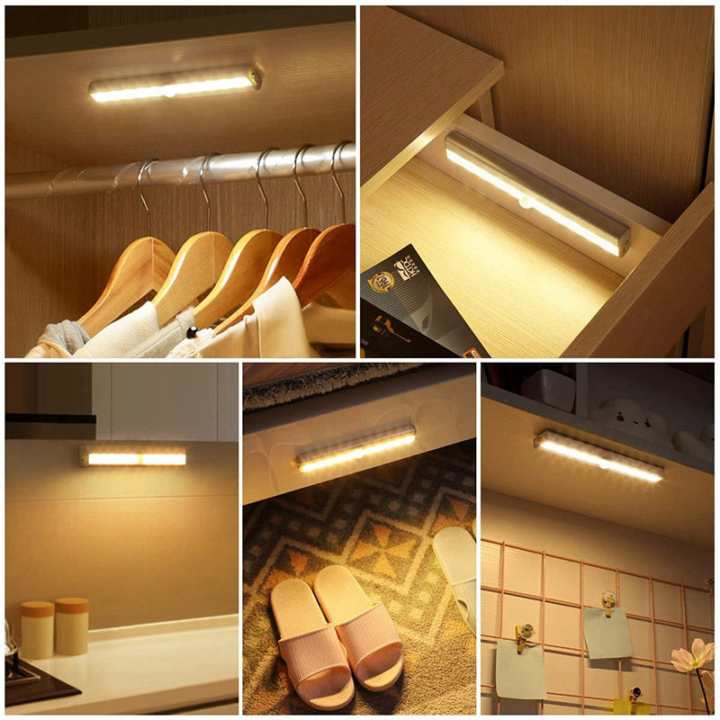 Rechargeable Motion Sensor Night Light Wireless LED Auto On Off Wall Light