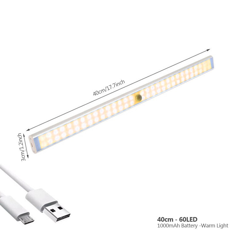 Rechargeable Motion Sensor Night Light Wireless LED Auto On Off Wall Light