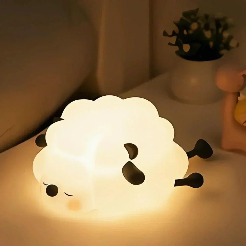 Rechargeable Silicone Animal Night Light for Kids Bedroom