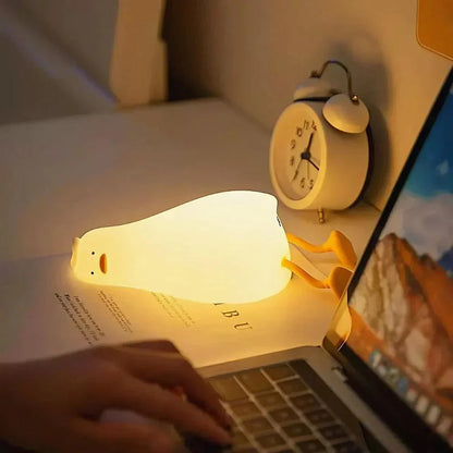 Rechargeable Silicone Animal Night Light for Kids Bedroom