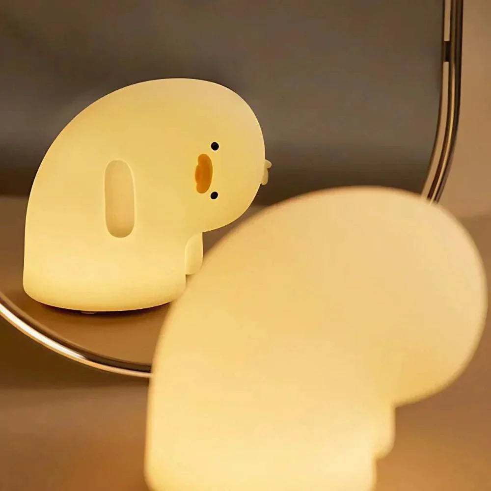 Rechargeable Silicone Animal Night Light for Kids Bedroom
