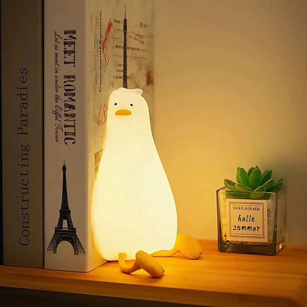 Rechargeable Silicone Animal Night Light for Kids Bedroom