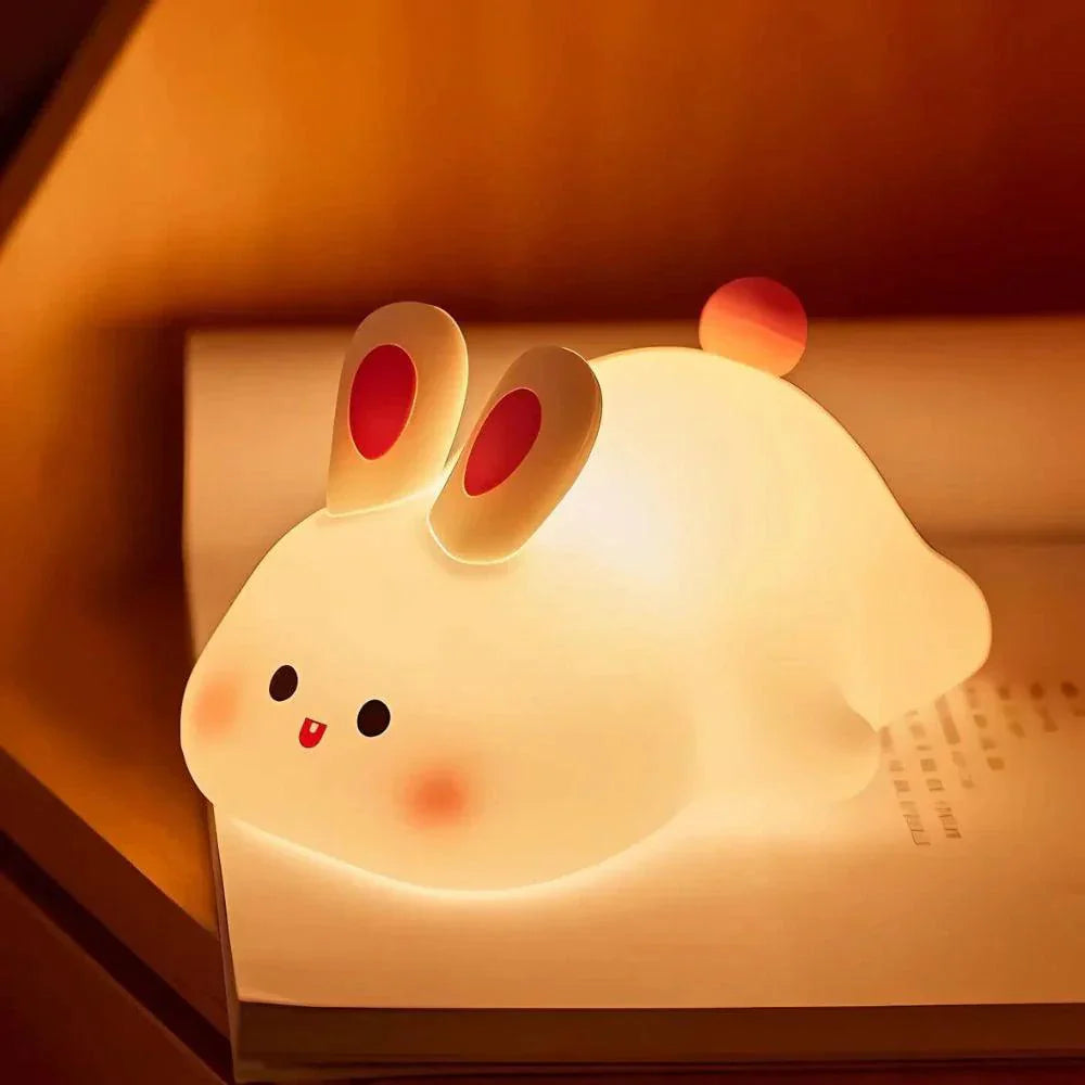Rechargeable Silicone Animal Night Light for Kids Bedroom