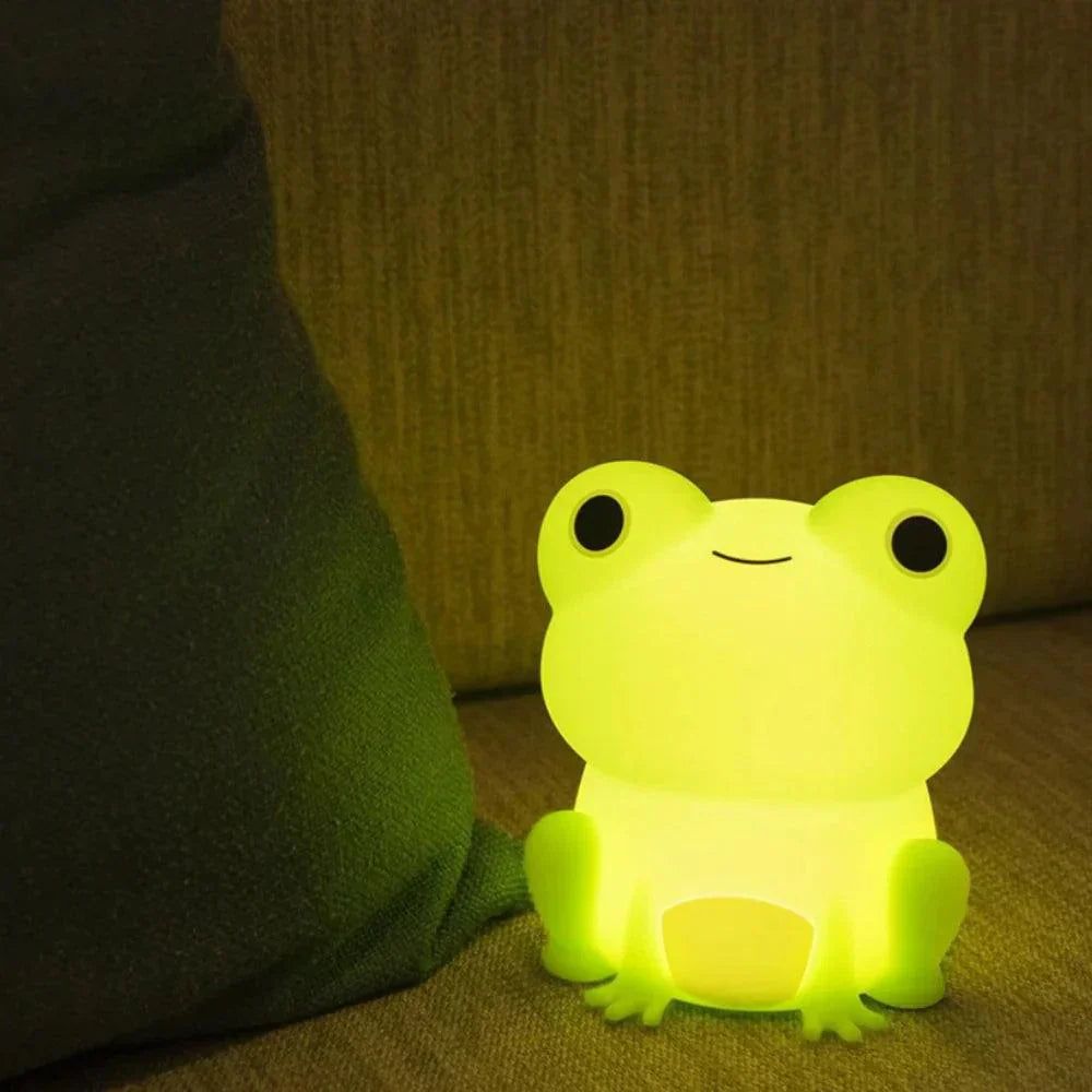 Rechargeable Silicone Animal Night Light for Kids Bedroom