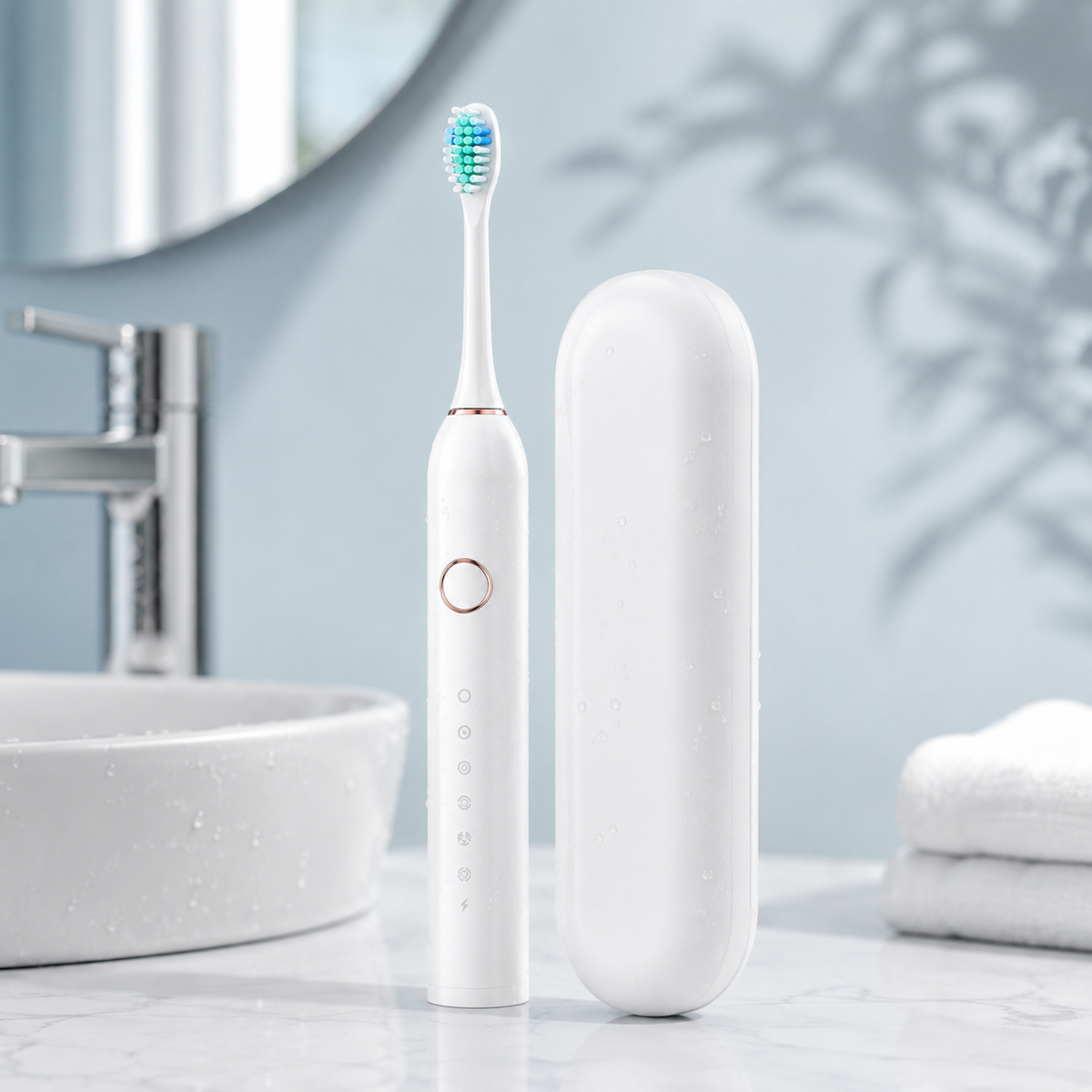 Rechargeable Waterproof Sonic Electric Toothbrush