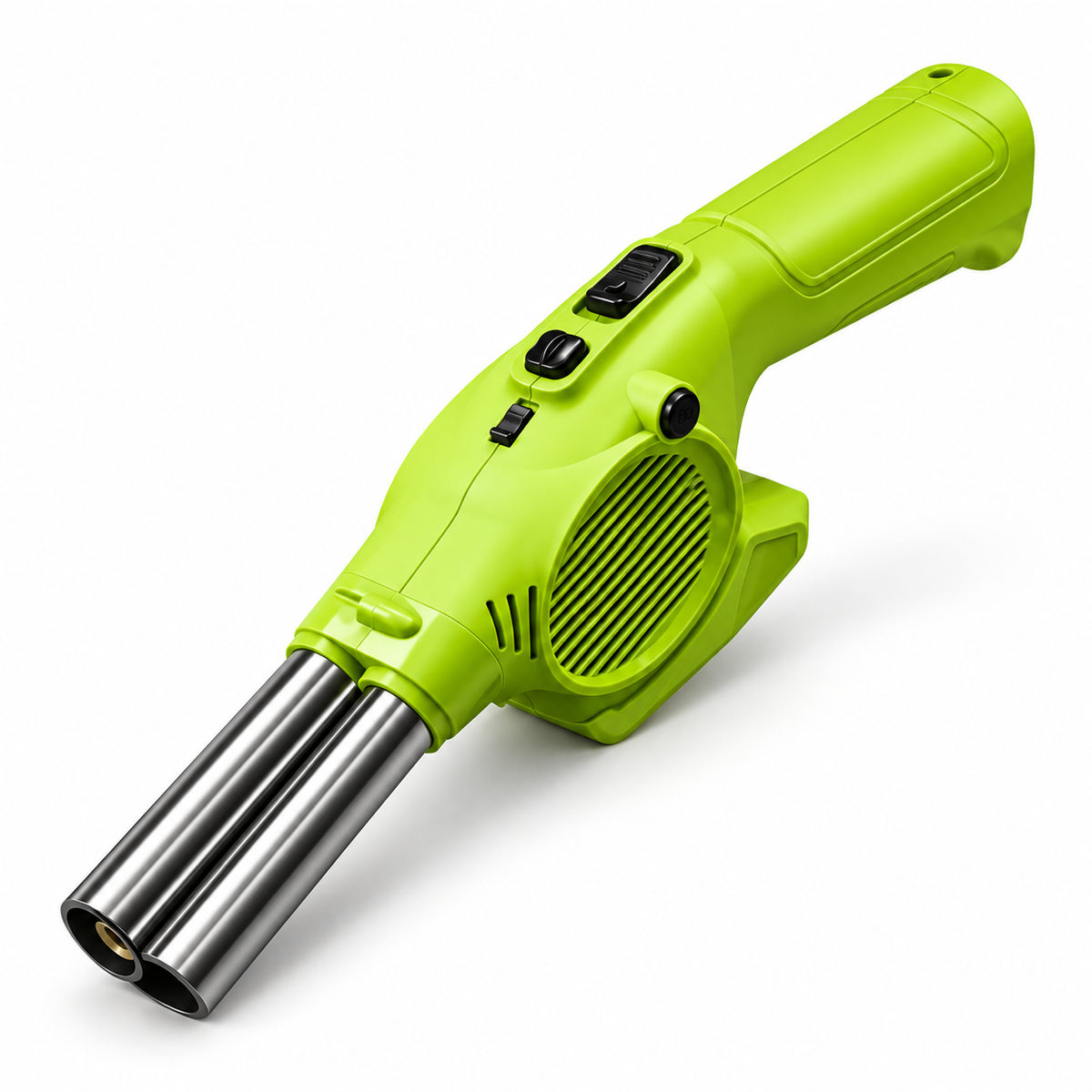 Refillable Butane BBQ Lighter with Battery-Powered Blower