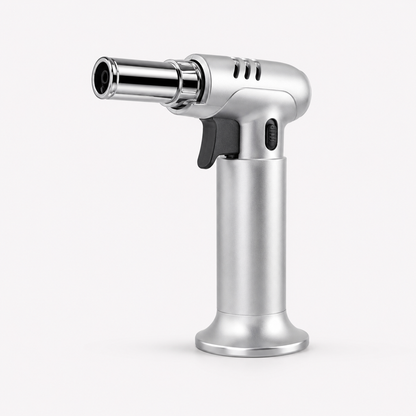 Refillable Butane Kitchen Torch with Adjustable Flame for Caramelising, Browning and Cooking