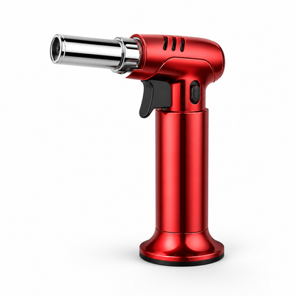 Refillable Butane Kitchen Torch with Adjustable Flame for Caramelising, Browning and Cooking