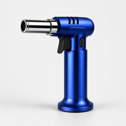 Refillable Butane Kitchen Torch with Adjustable Flame for Caramelising, Browning and Cooking