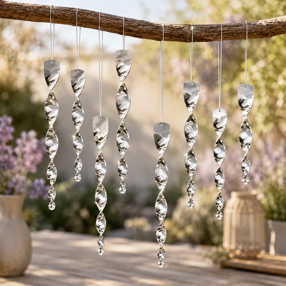 Reflective Hanging Bird Deterrent Wind Spinner