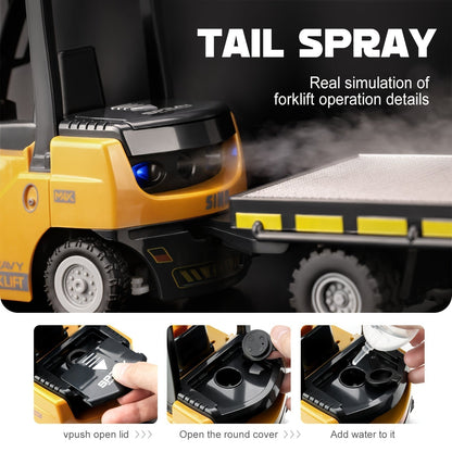 Remote Control Forklift Toy 1 24 Scale Truck With Trailer Lights
