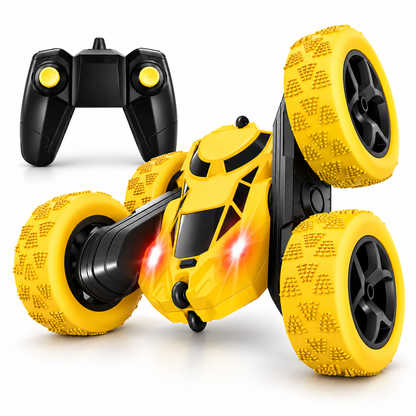 Remote Control RC Stunt Car with 360° Flips and Off-Road Tires