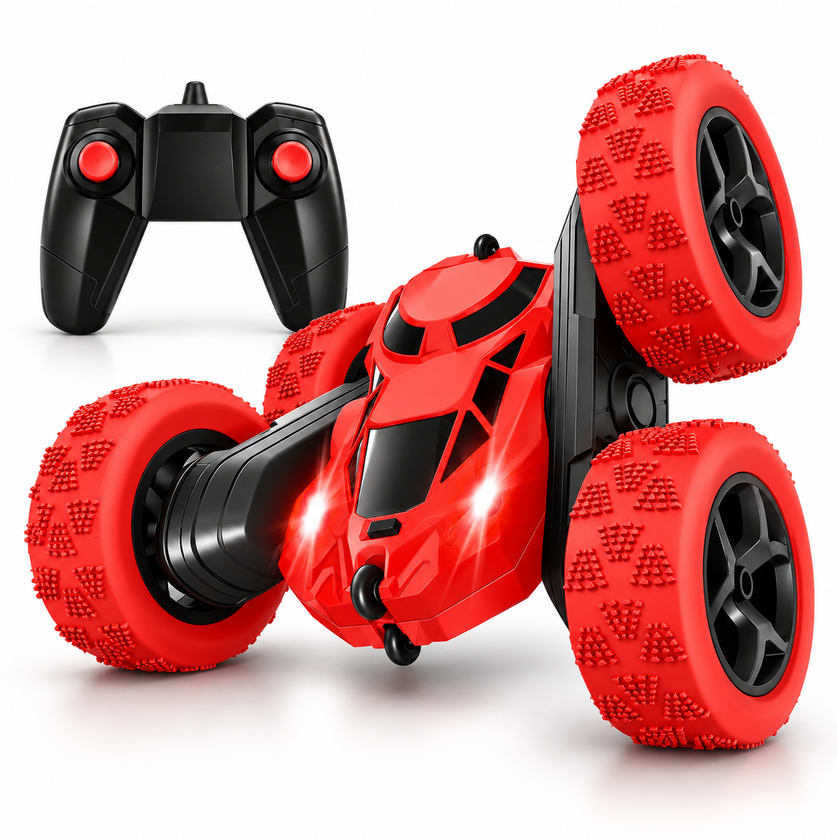 Remote Control RC Stunt Car with 360° Flips and Off-Road Tires