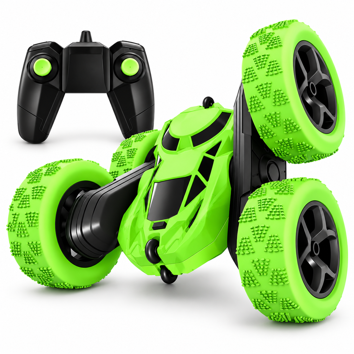 Remote Control RC Stunt Car with 360° Flips and Off-Road Tires