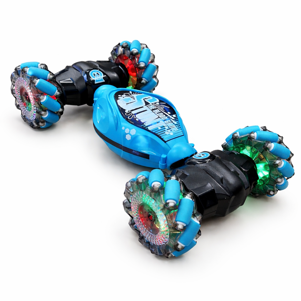 Remote Control Stunt Car with Gesture Control Lights and Sound All Terrain