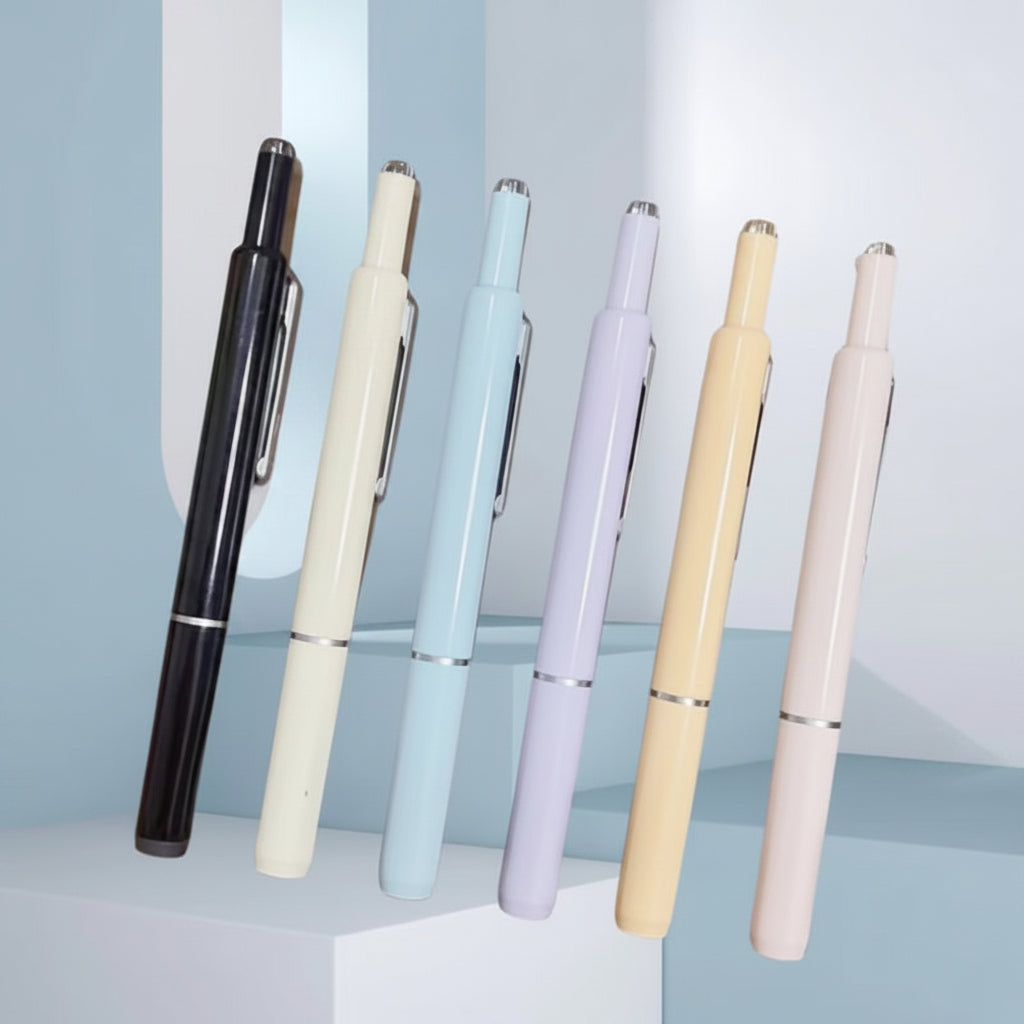 Retractable Fountain Pen with Ergonomic Grip for Smooth Everyday Writing