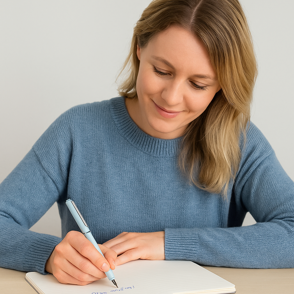 Retractable Fountain Pen with Ergonomic Grip for Smooth Everyday Writing