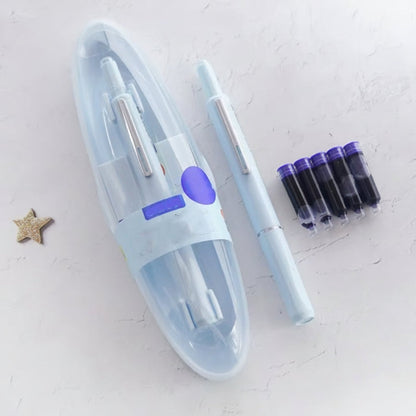 Retractable Fountain Pen with Ergonomic Grip for Smooth Everyday Writing
