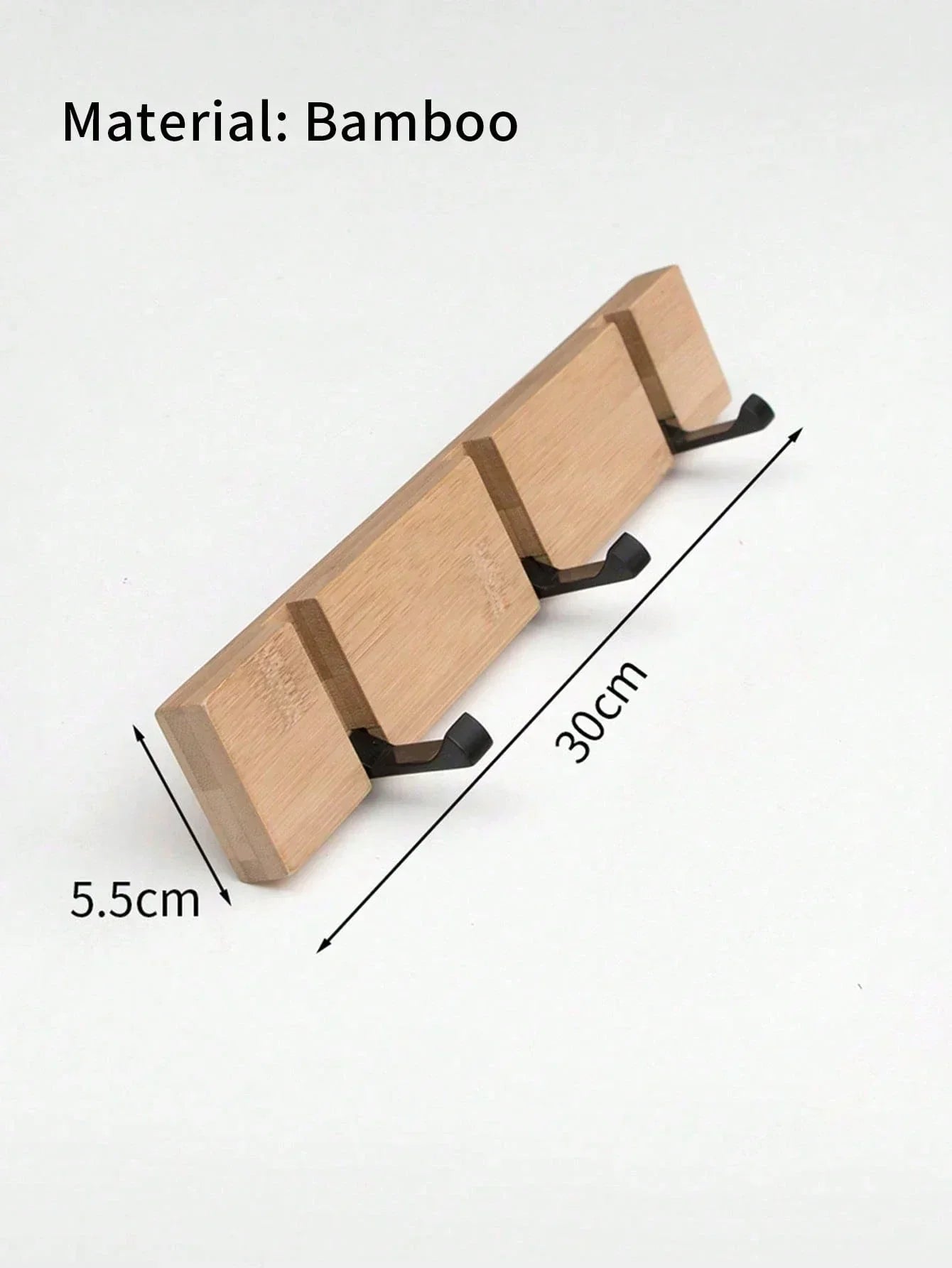 Retractable Wall Coat Rack Space Saving Hook Organizer