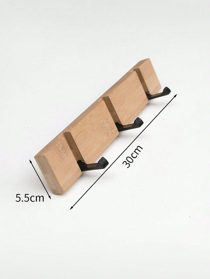 Retractable Wall Coat Rack Space Saving Hook Organizer