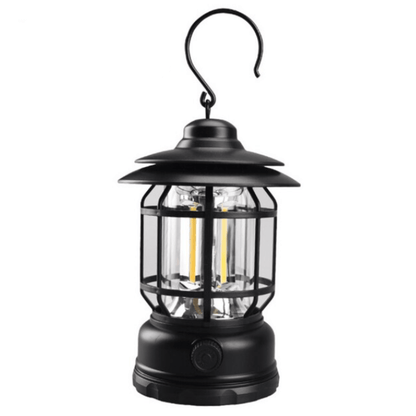 Retro Rechargeable Camping Lantern Portable LED Ambient Light