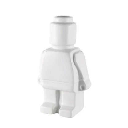 Robot Vase Creative Ceramic Flower Vase Modern Home Decor