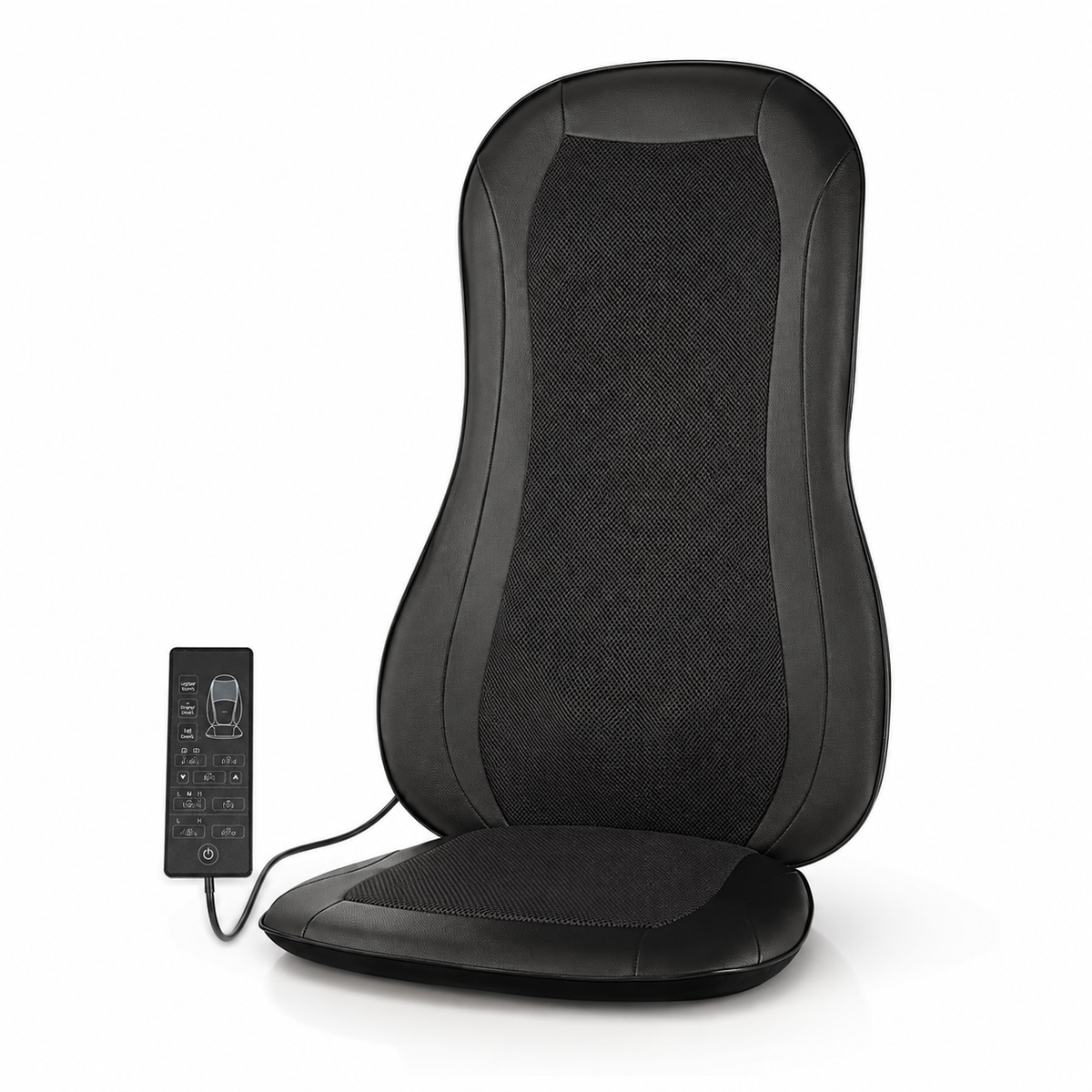 Rolling Massage Seat Cushion with Vibrating Massage, Heat and 3 Intensity Levels