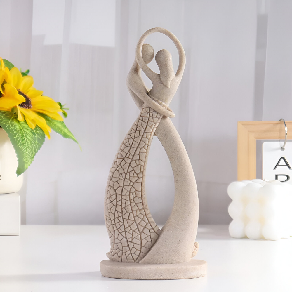 Romantic Couple Sculpture Resin Home Decor Figurine