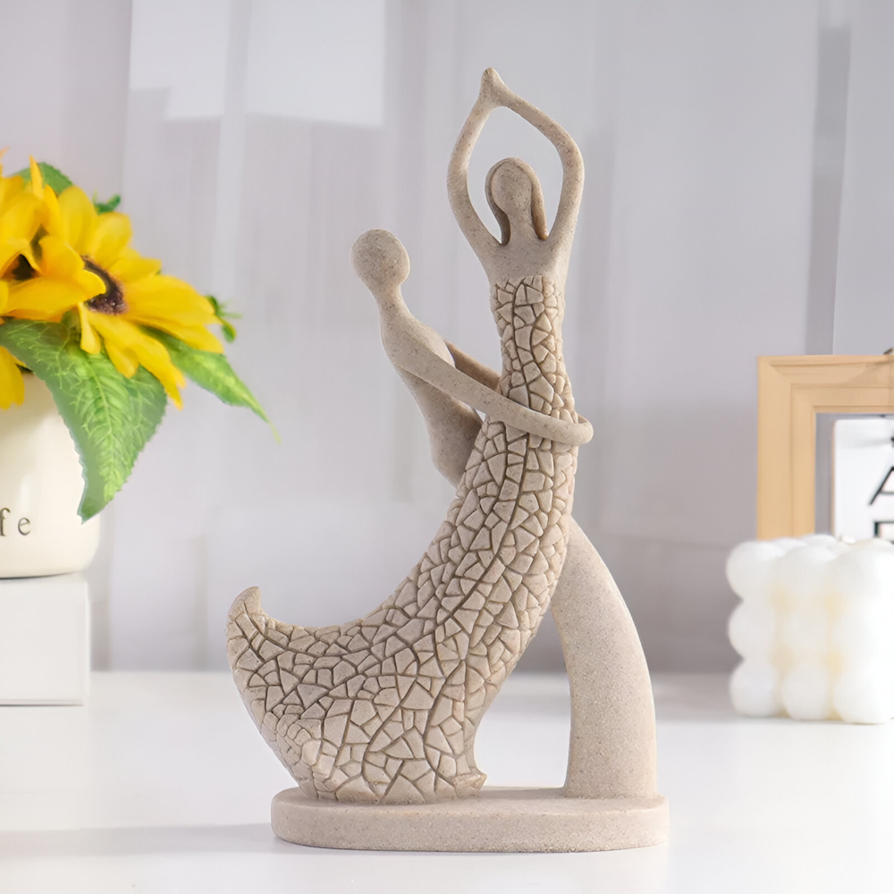 Romantic Couple Sculpture Resin Home Decor Figurine