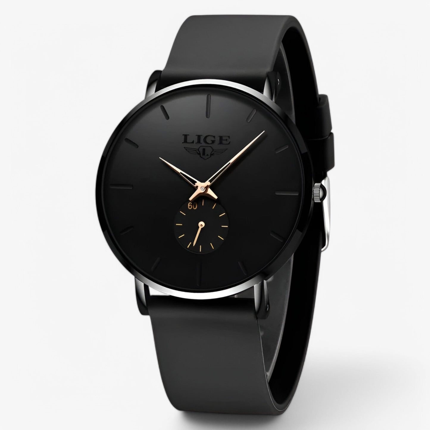 Rose Gold Womens Quartz Watch Elegant Fashion Timepiece