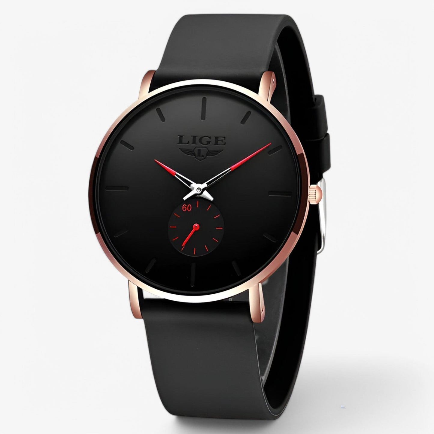 Rose Gold Womens Quartz Watch Elegant Fashion Timepiece