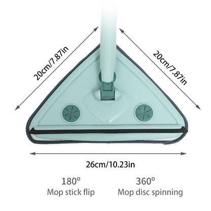 Rotating Triangle Cleaning Mop Extendable Household Cleaner