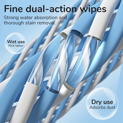Rotating Window Cleaning Mop With Spray Extension Pole
